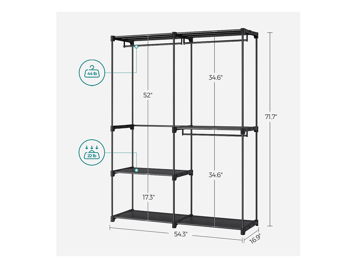 Kleiderschrank San Salvador