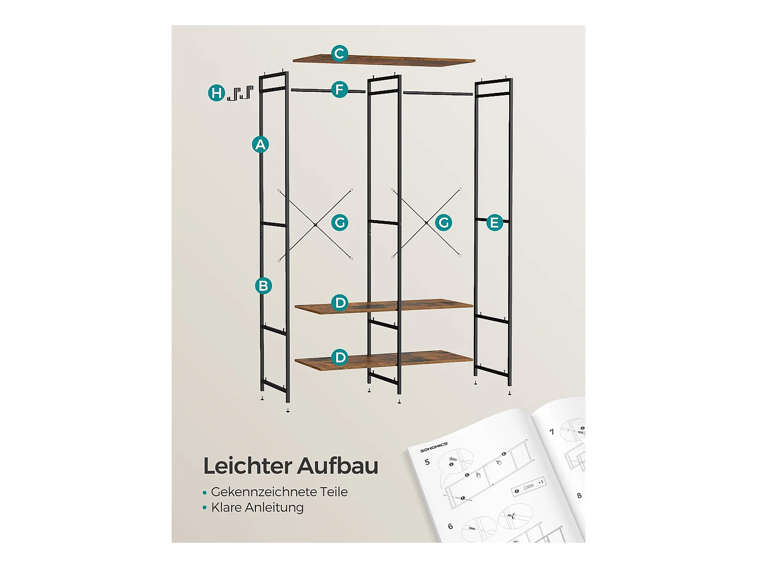 Kleiderschrank Malabo