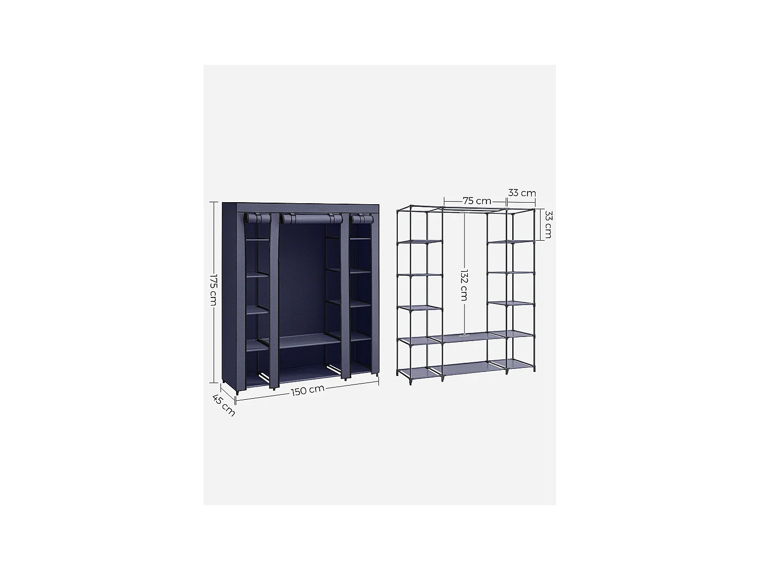 Stoffschrank Victoria Addis Ababa