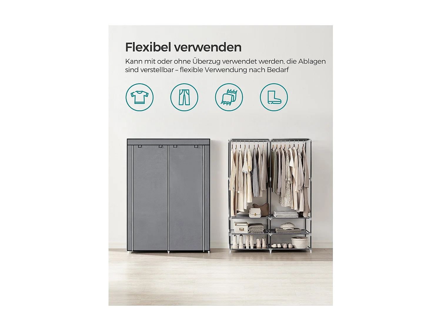 Armoire en tissu Monrovia Victoria