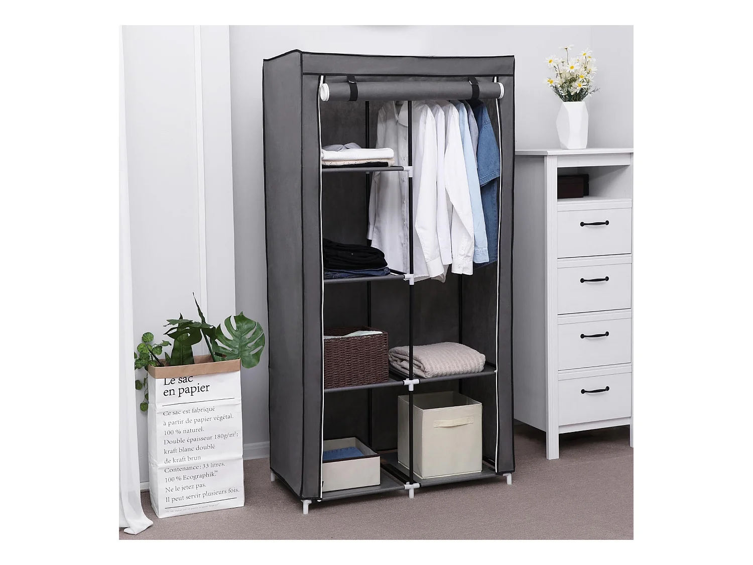 Stoffschrank Kleiderschrank