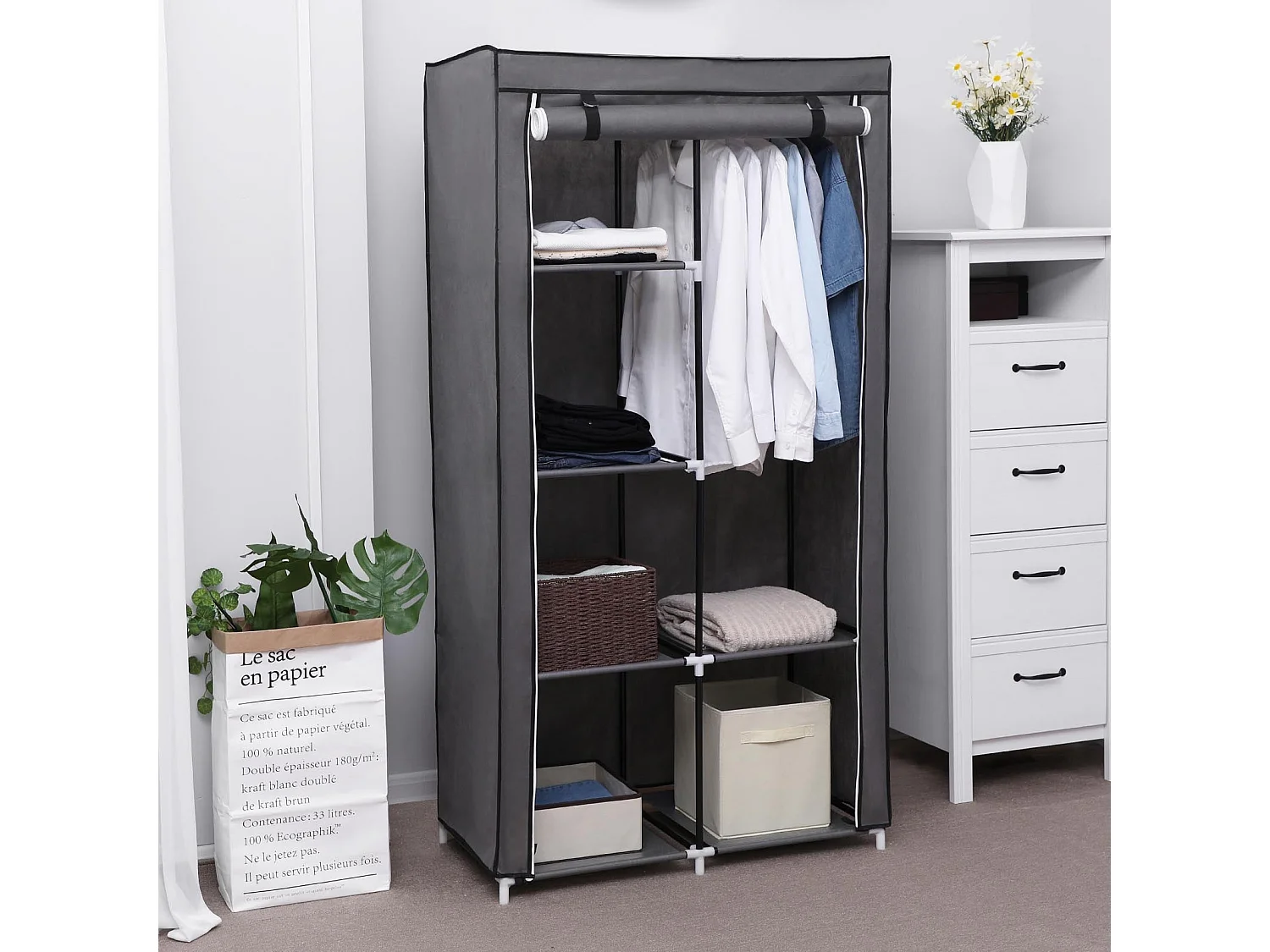 Stoffschrank Kleiderschrank