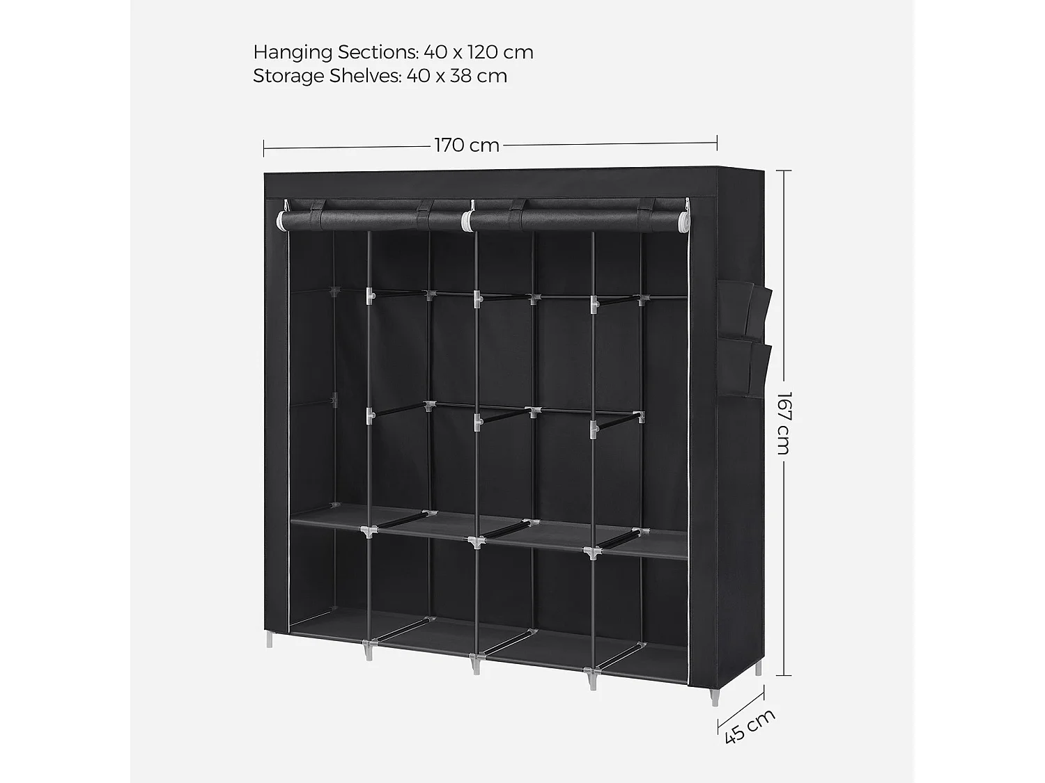 Armoire en tissu Bissau Moroni