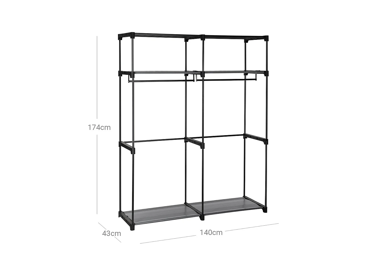 Stoffschrank Kleiderschrank
