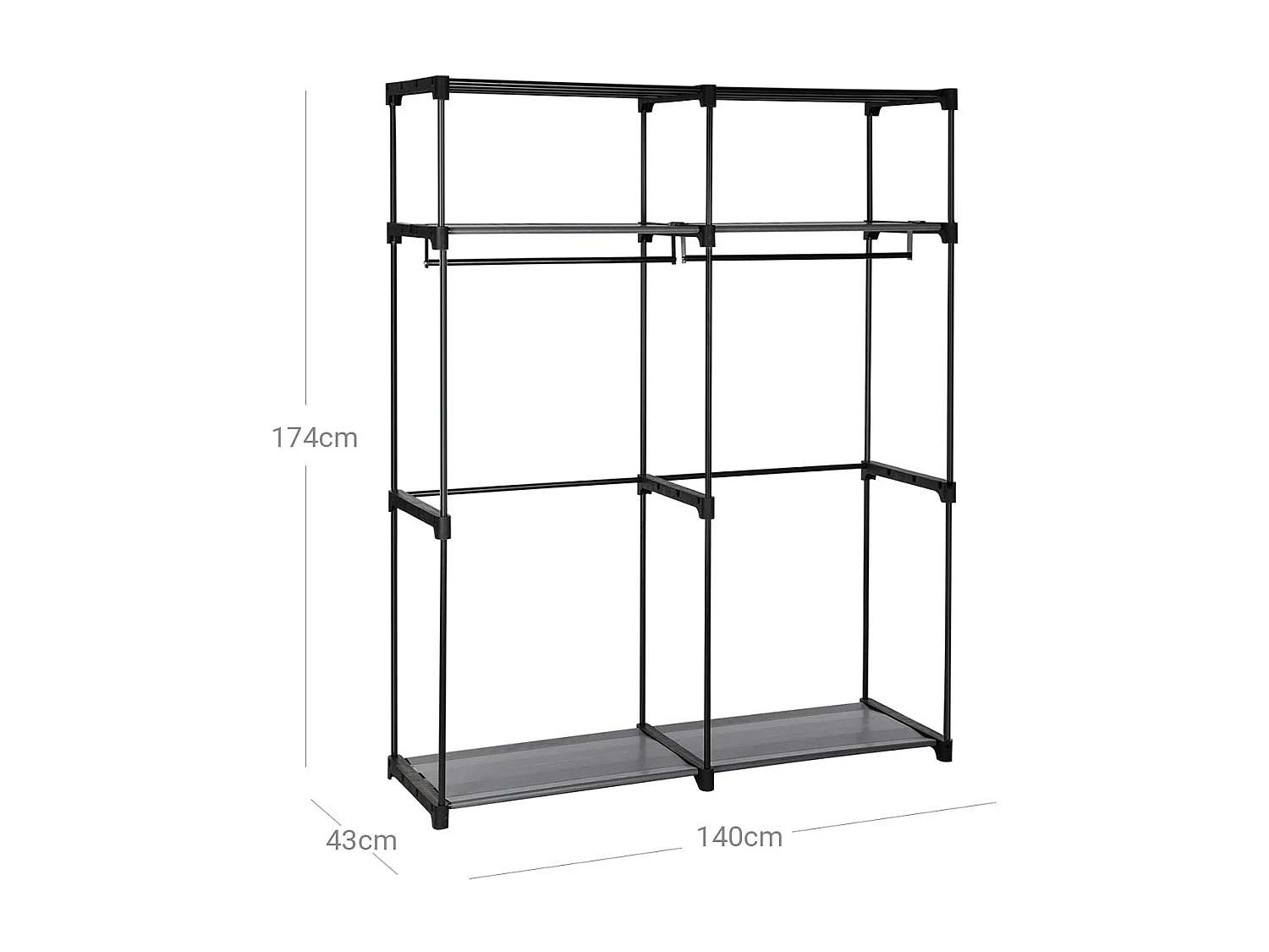 Stoffschrank Kleiderschrank