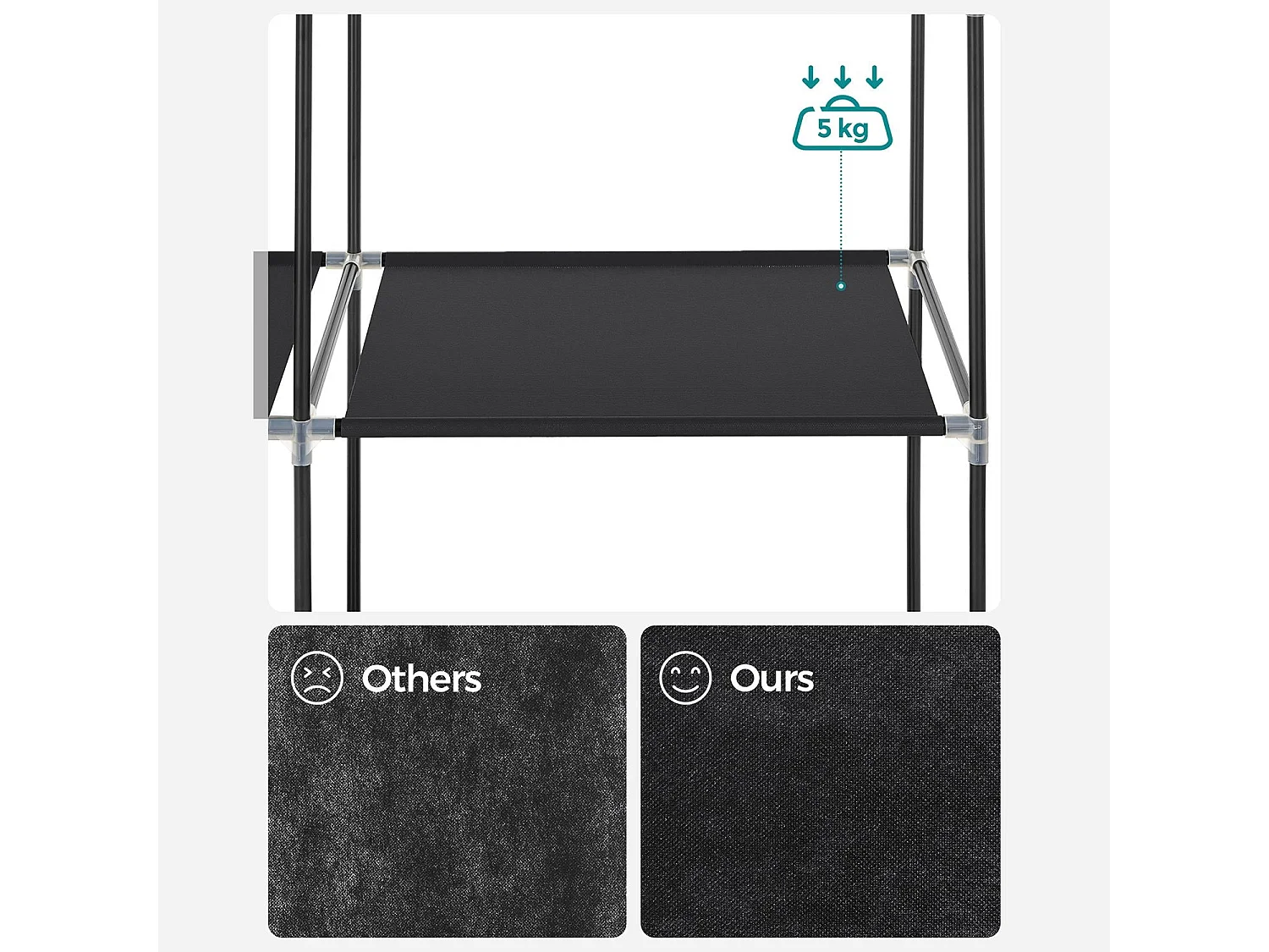 Armadio in tessuto Lusaka Saint-Denis