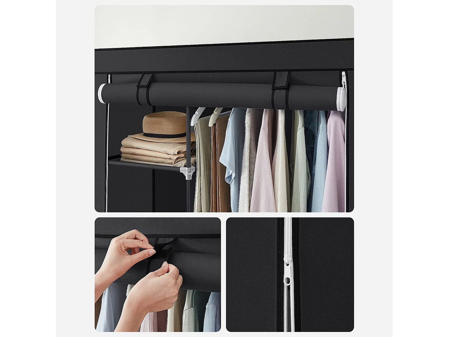 Armadio in tessuto Lusaka Saint-Denis