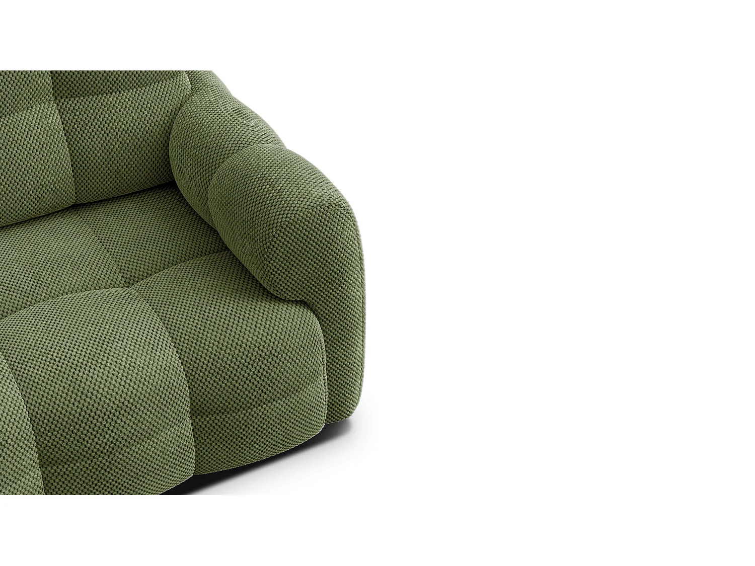 CANAPÉ MELLOW 2 places, tissu vert