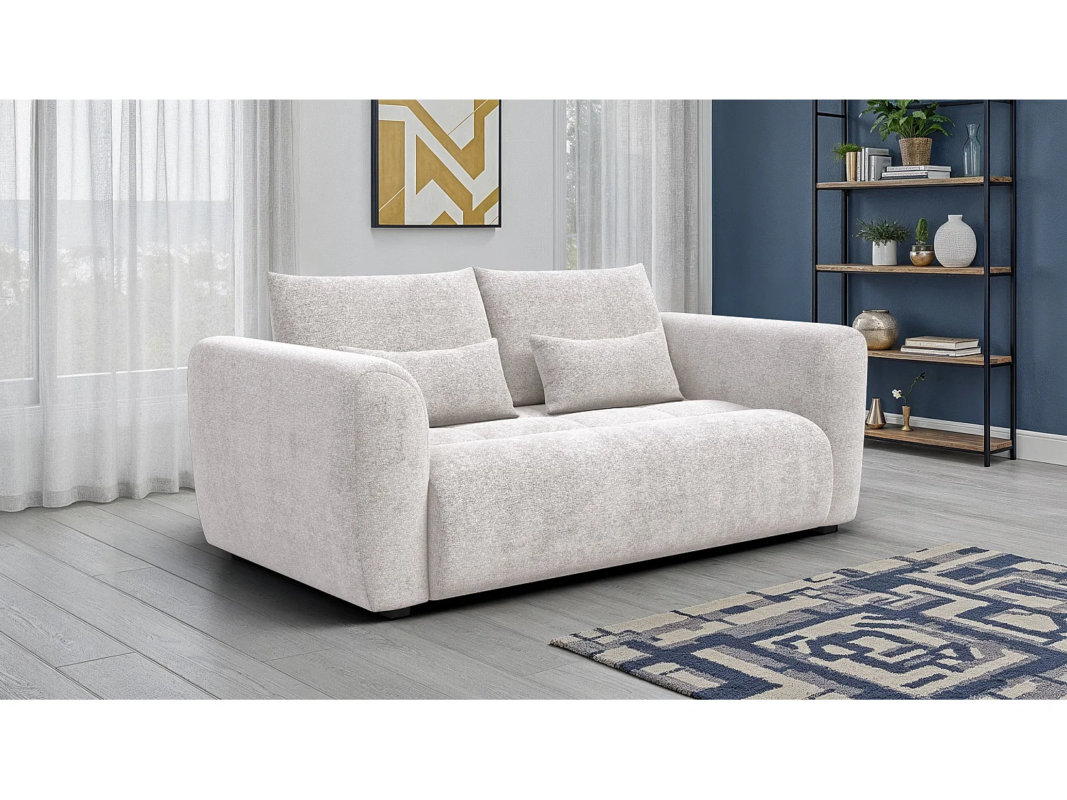 Sofa 3-Sitzer SORENO, ecru