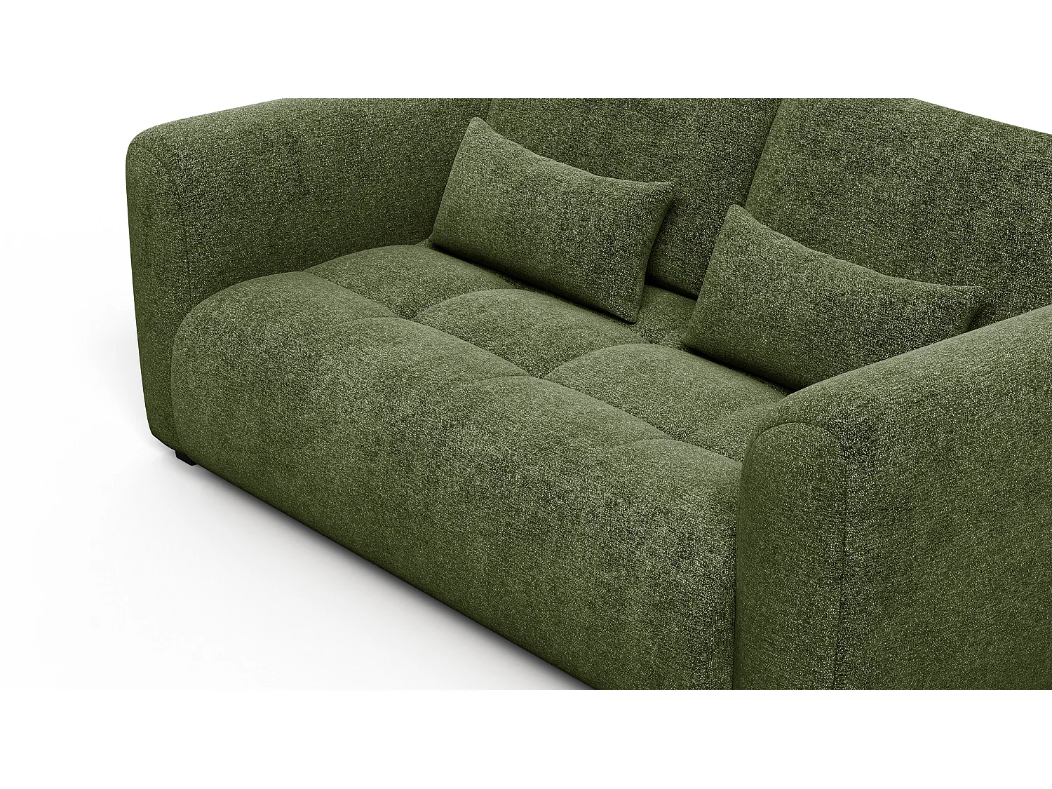 Sofa 3-Sitzer SORENO, dunkelgrün