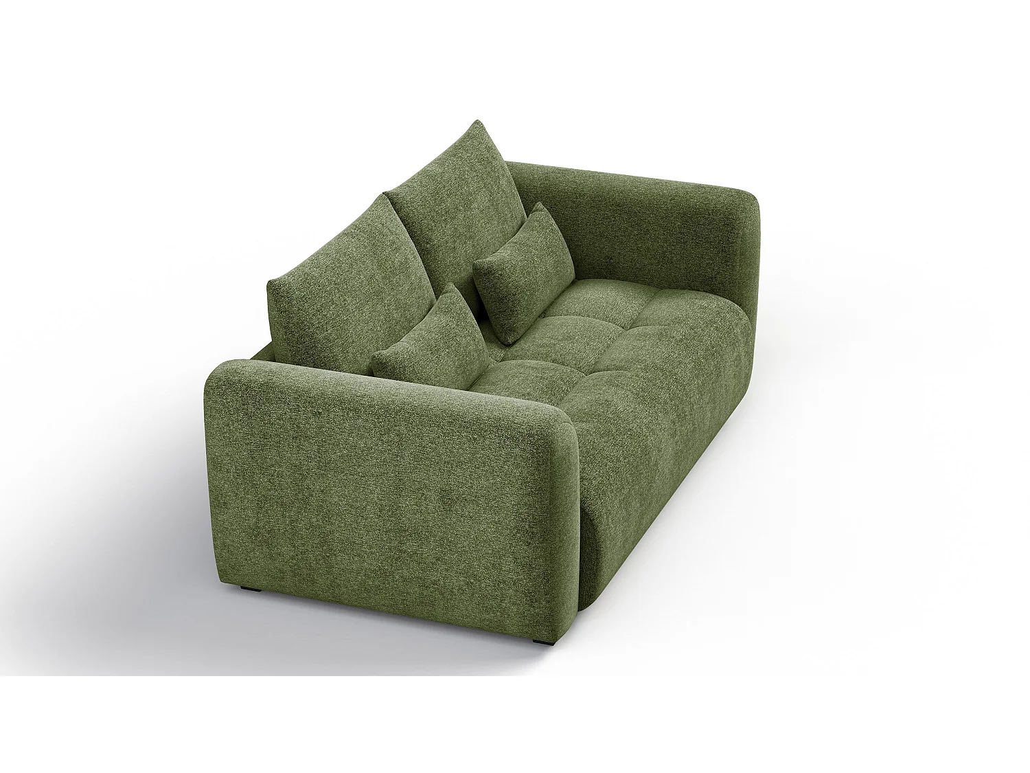 Sofa 3-Sitzer SORENO, dunkelgrün