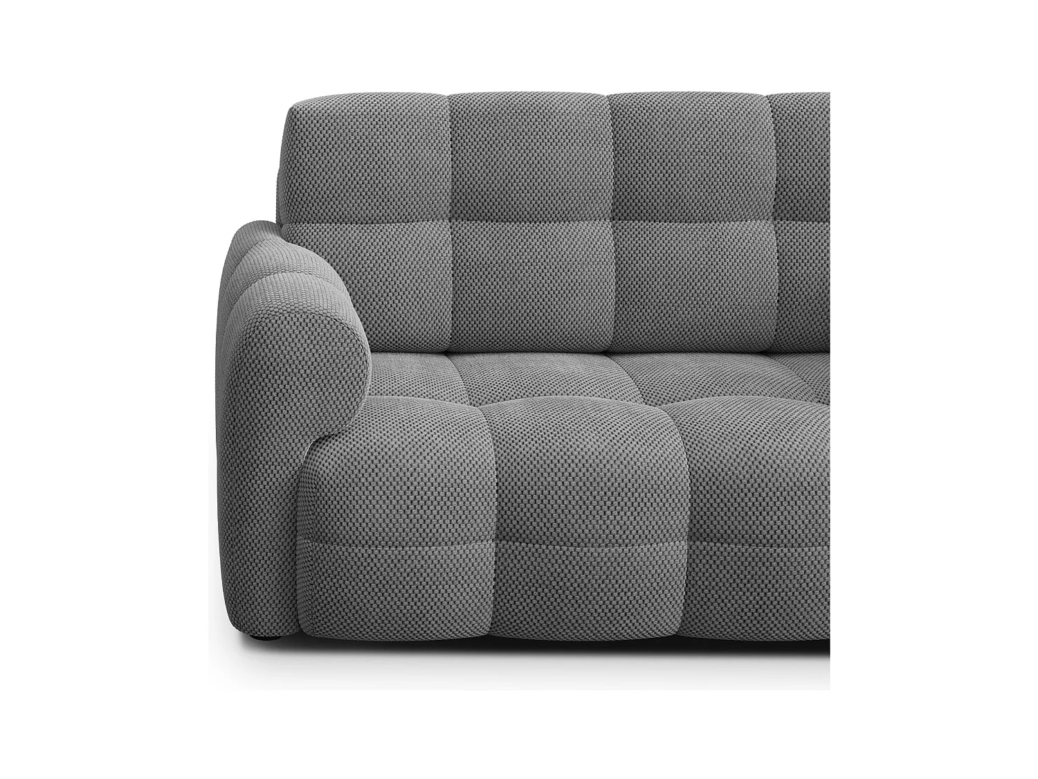 CANAPÉ MELLOW 2 places, tissu gris