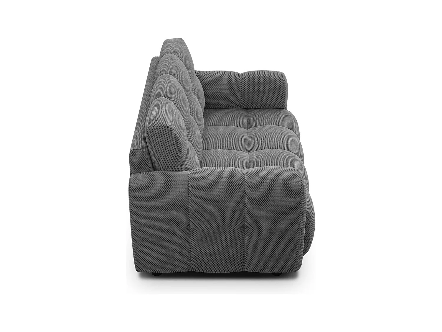 CANAPÉ MELLOW 2 places, tissu gris