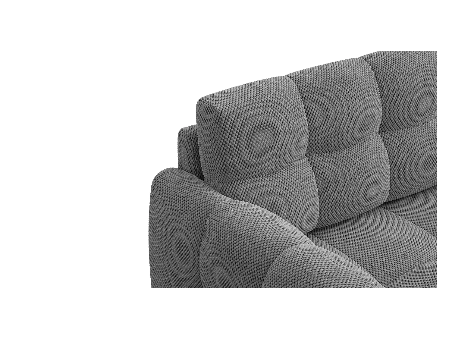 CANAPÉ MELLOW 2 places, tissu gris