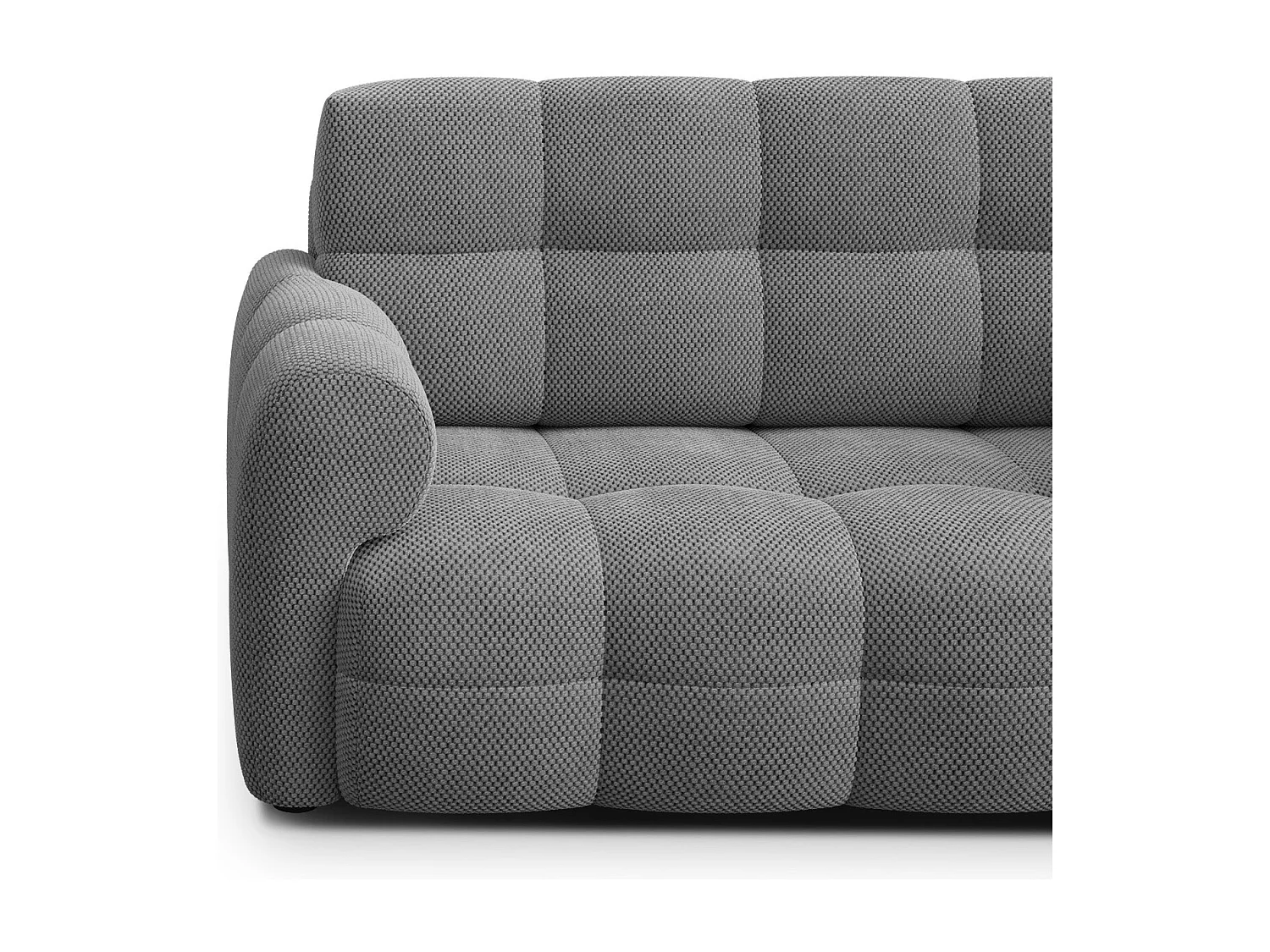 CANAPÉ MELLOW 2 places, tissu gris