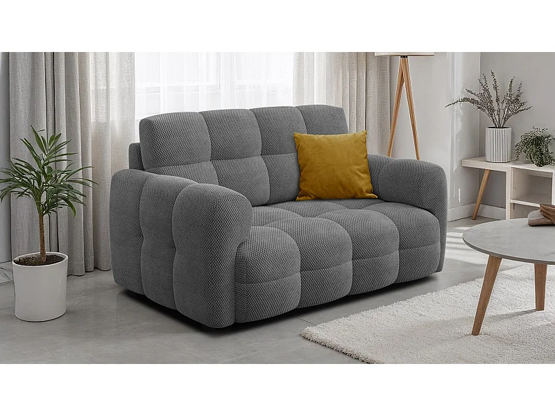 CANAPÉ MELLOW 2 places, tissu gris