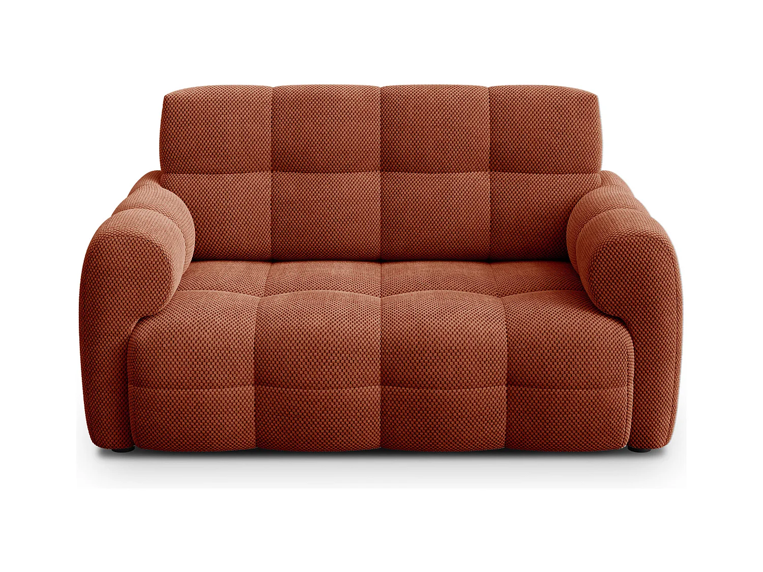 CANAPÉ MELLOW 2 places, tissu orange