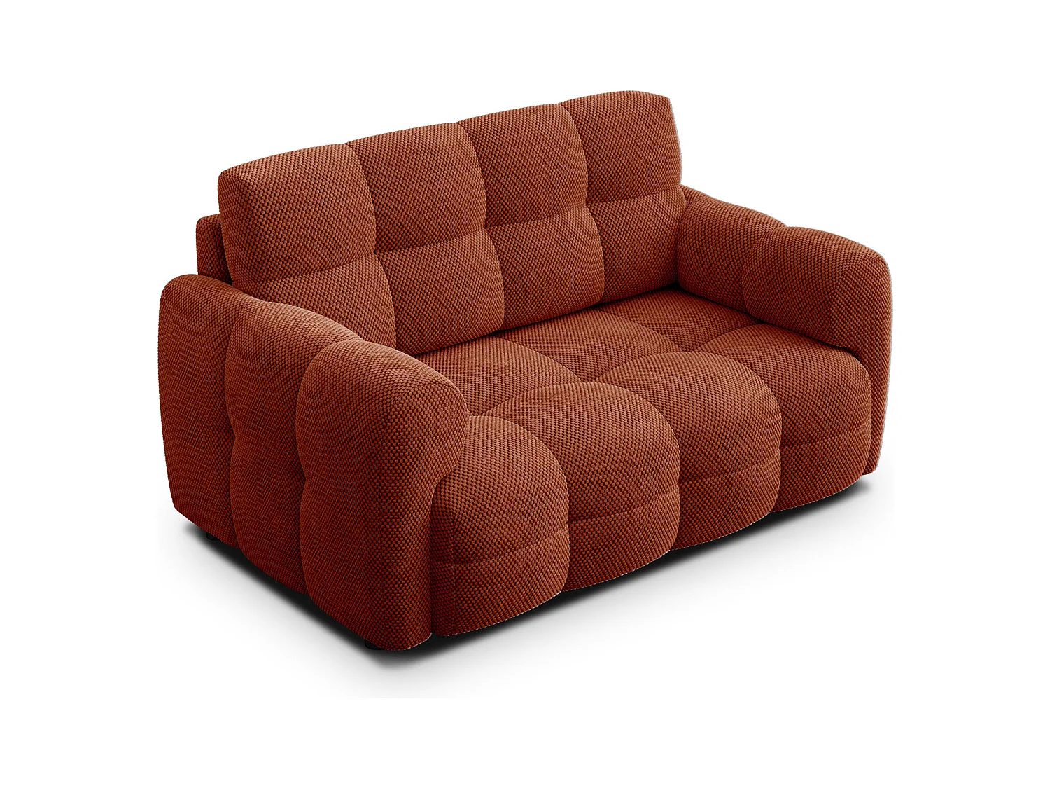 CANAPÉ MELLOW 2 places, tissu orange