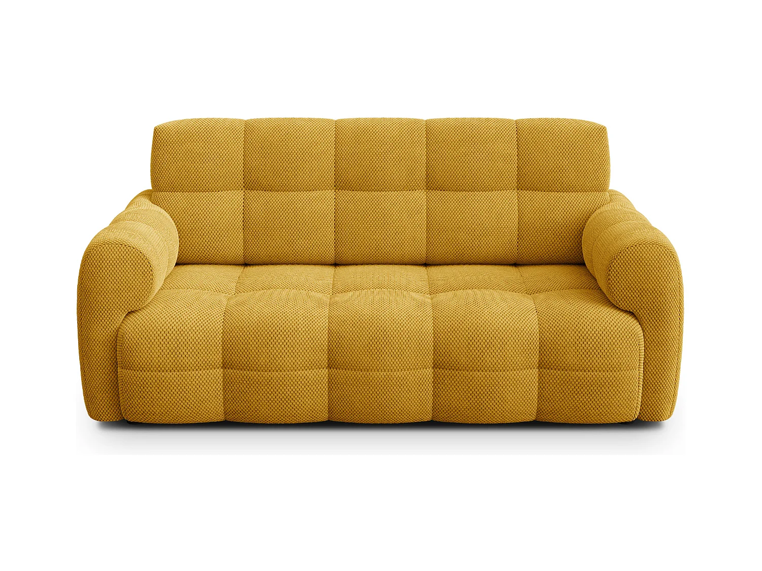 CANAPÉ MELLOW 2,5 places, tissu jaune