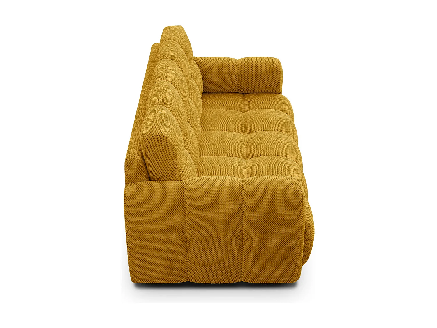 CANAPÉ MELLOW 2,5 places, tissu jaune