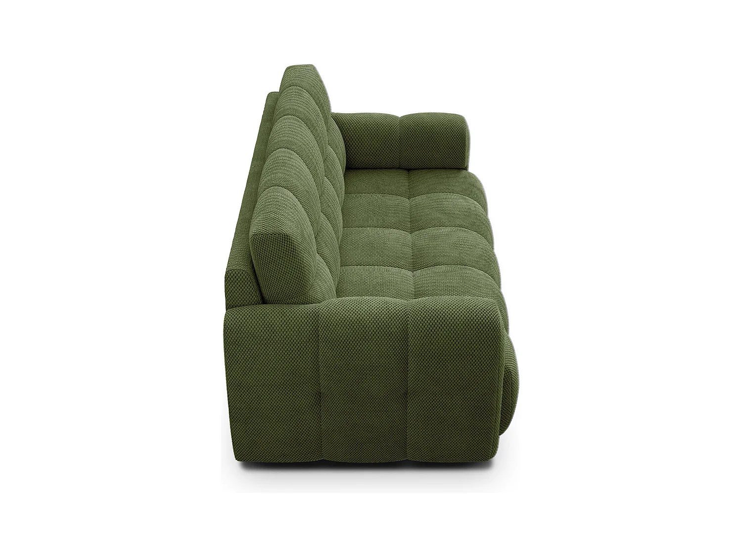 CANAPÉ MELLOW 2,5 places, tissu vert