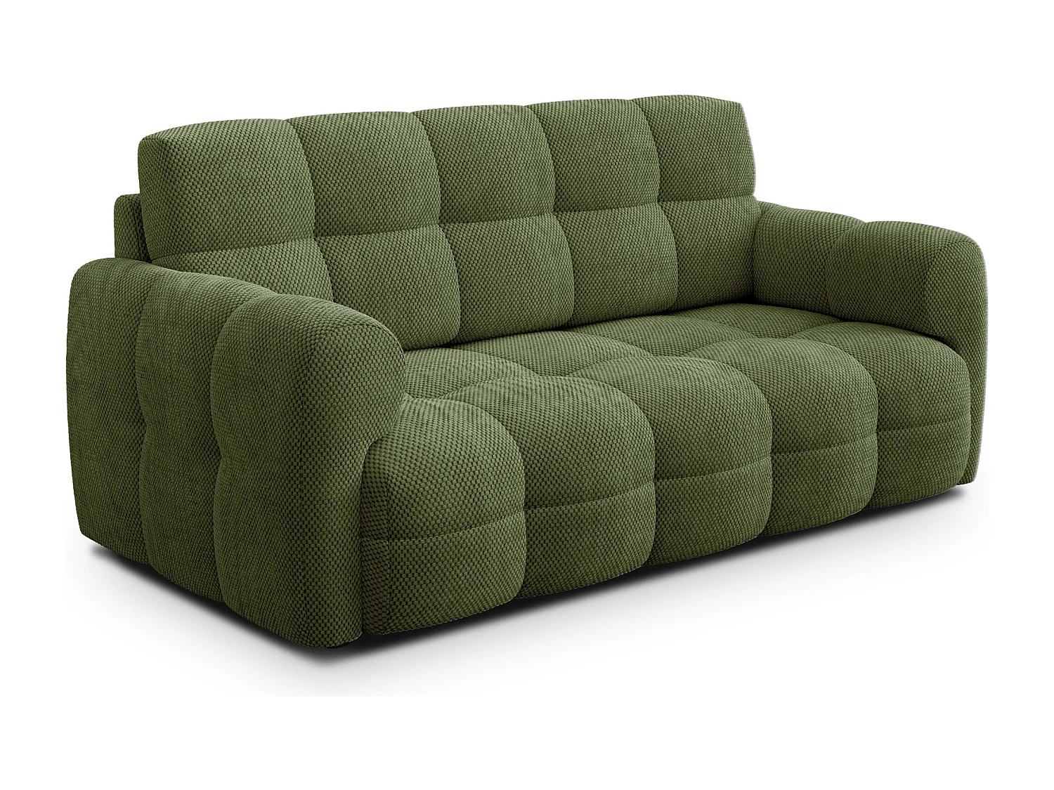 CANAPÉ MELLOW 2,5 places, tissu vert