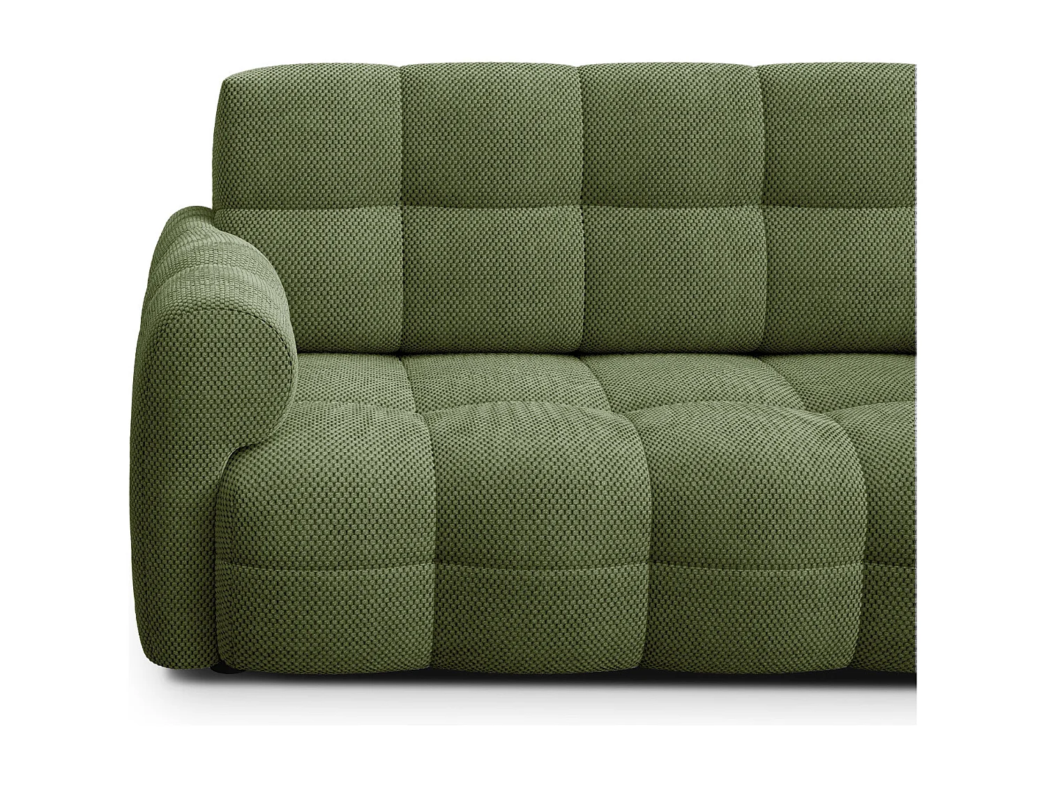 CANAPÉ MELLOW 2,5 places, tissu vert