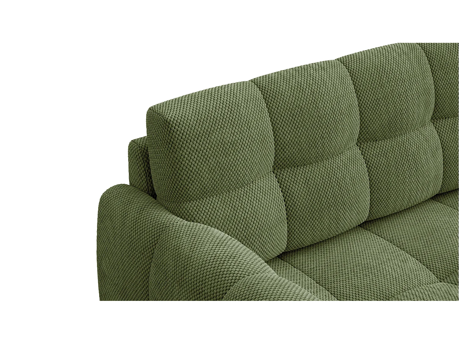 CANAPÉ MELLOW 2,5 places, tissu vert