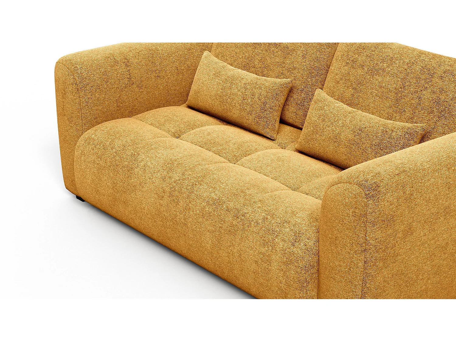 Sofa 3-Sitzer SORENO, gelb