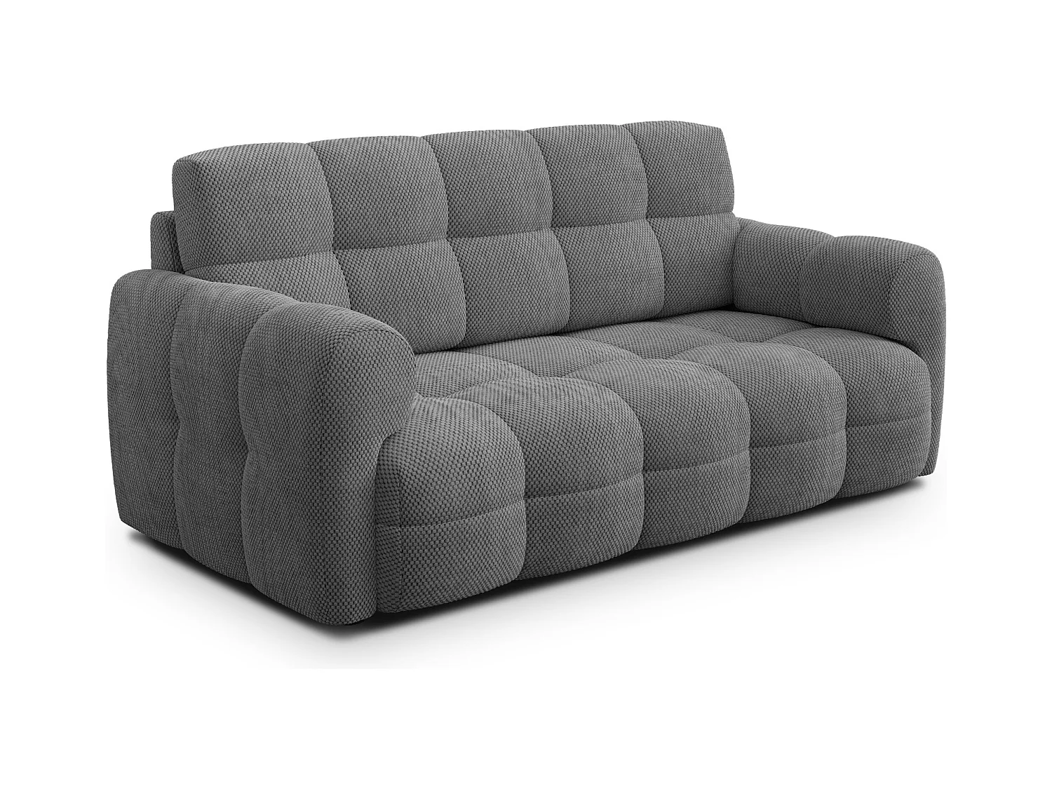 CANAPÉ MELLOW 2,5 places, tissu gris