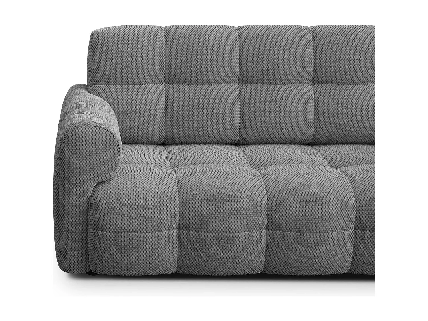 CANAPÉ MELLOW 2,5 places, tissu gris