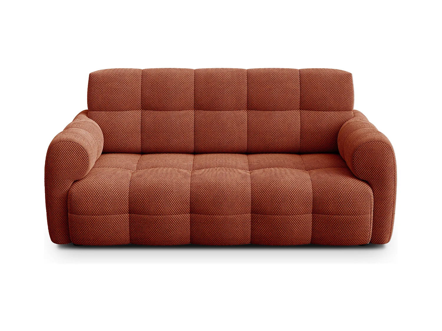 CANAPÉ MELLOW 2,5 places, tissu orange