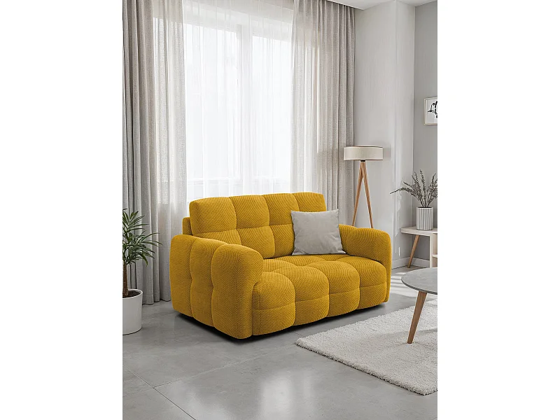 CANAPÉ MELLOW 2 places, tissu jaune