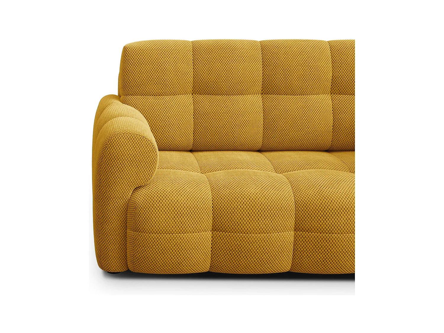 CANAPÉ MELLOW 2 places, tissu jaune