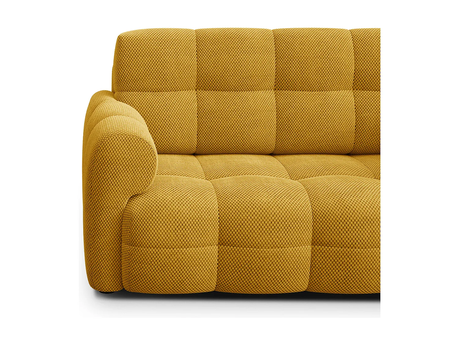 CANAPÉ MELLOW 2 places, tissu jaune