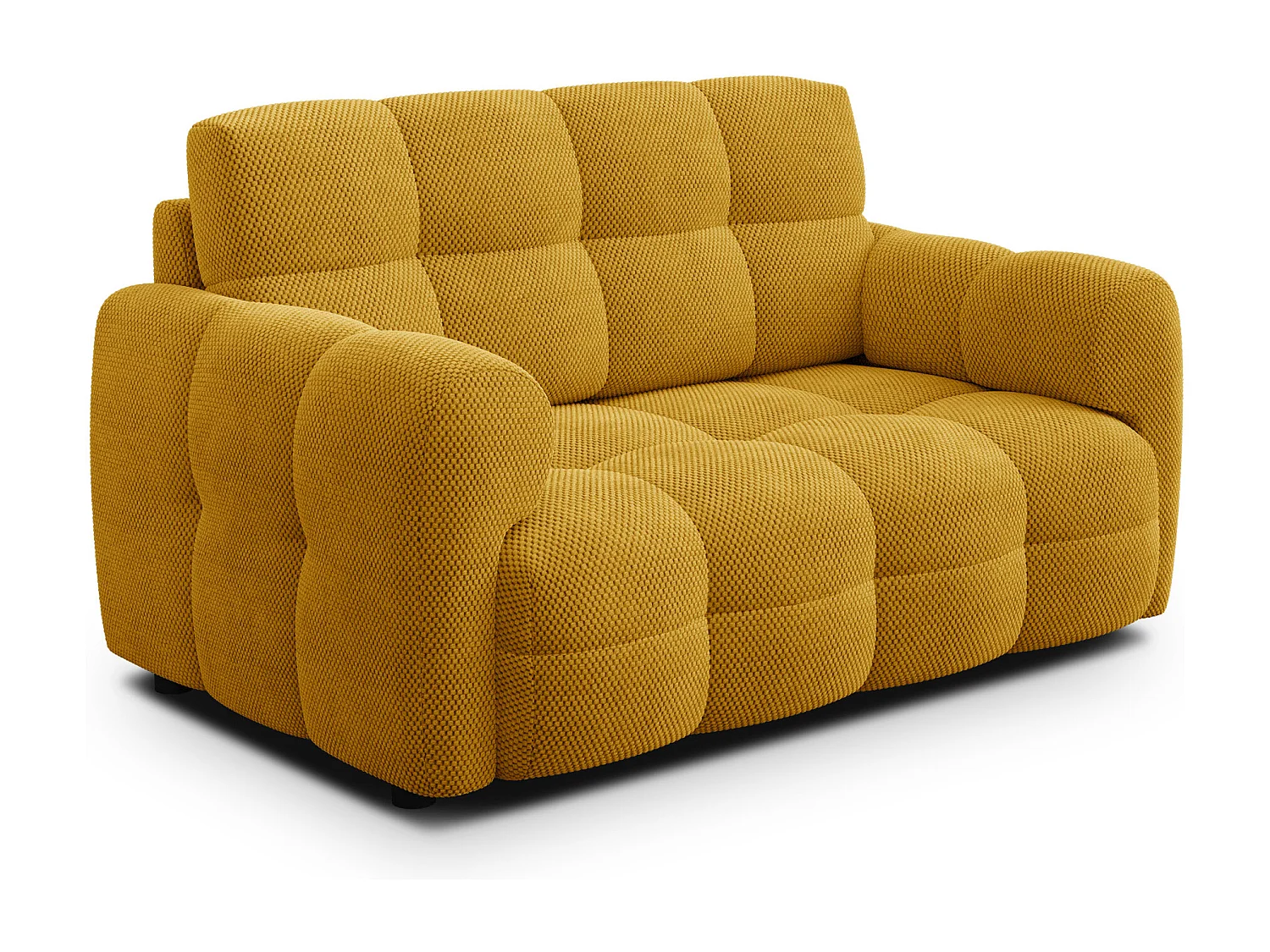 CANAPÉ MELLOW 2 places, tissu jaune