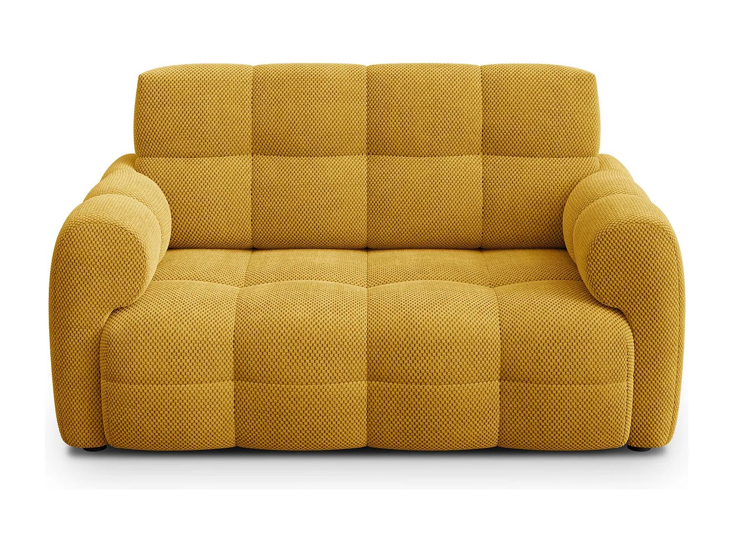 CANAPÉ MELLOW 2 places, tissu jaune