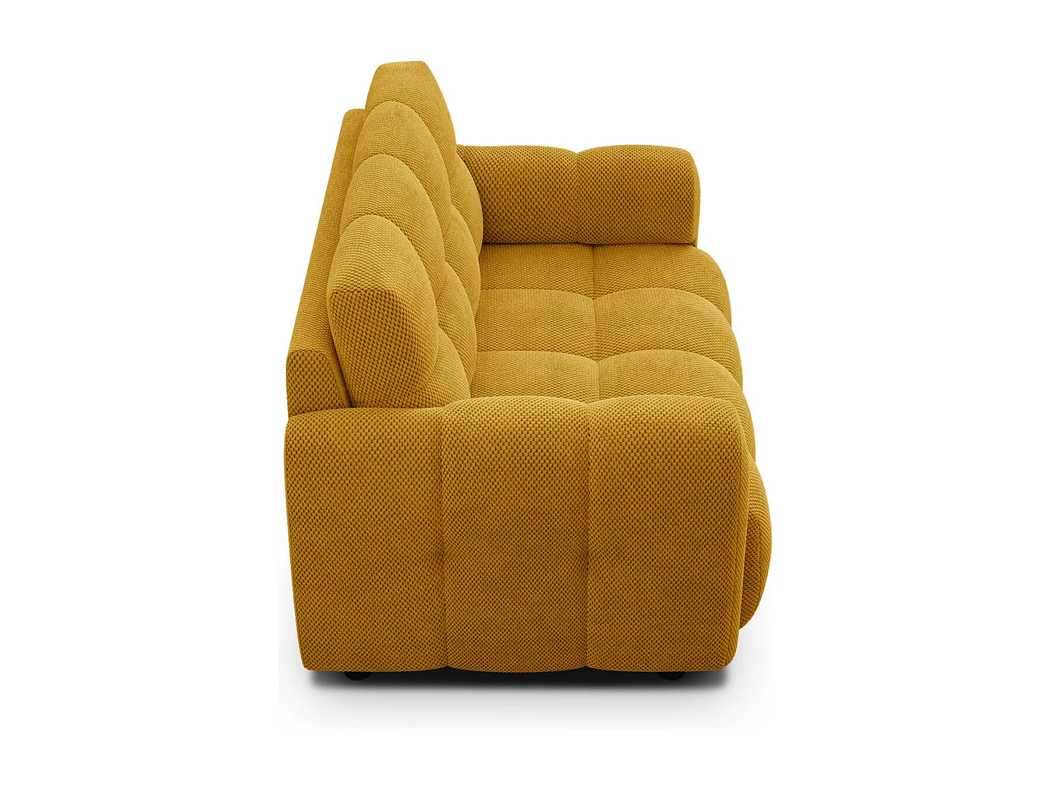 CANAPÉ MELLOW 2 places, tissu jaune