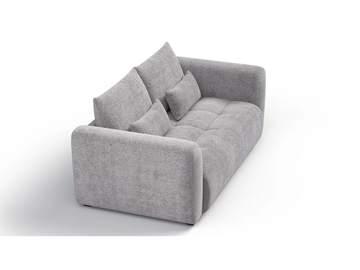Sofa 3-Sitzer SORENO, platingrau