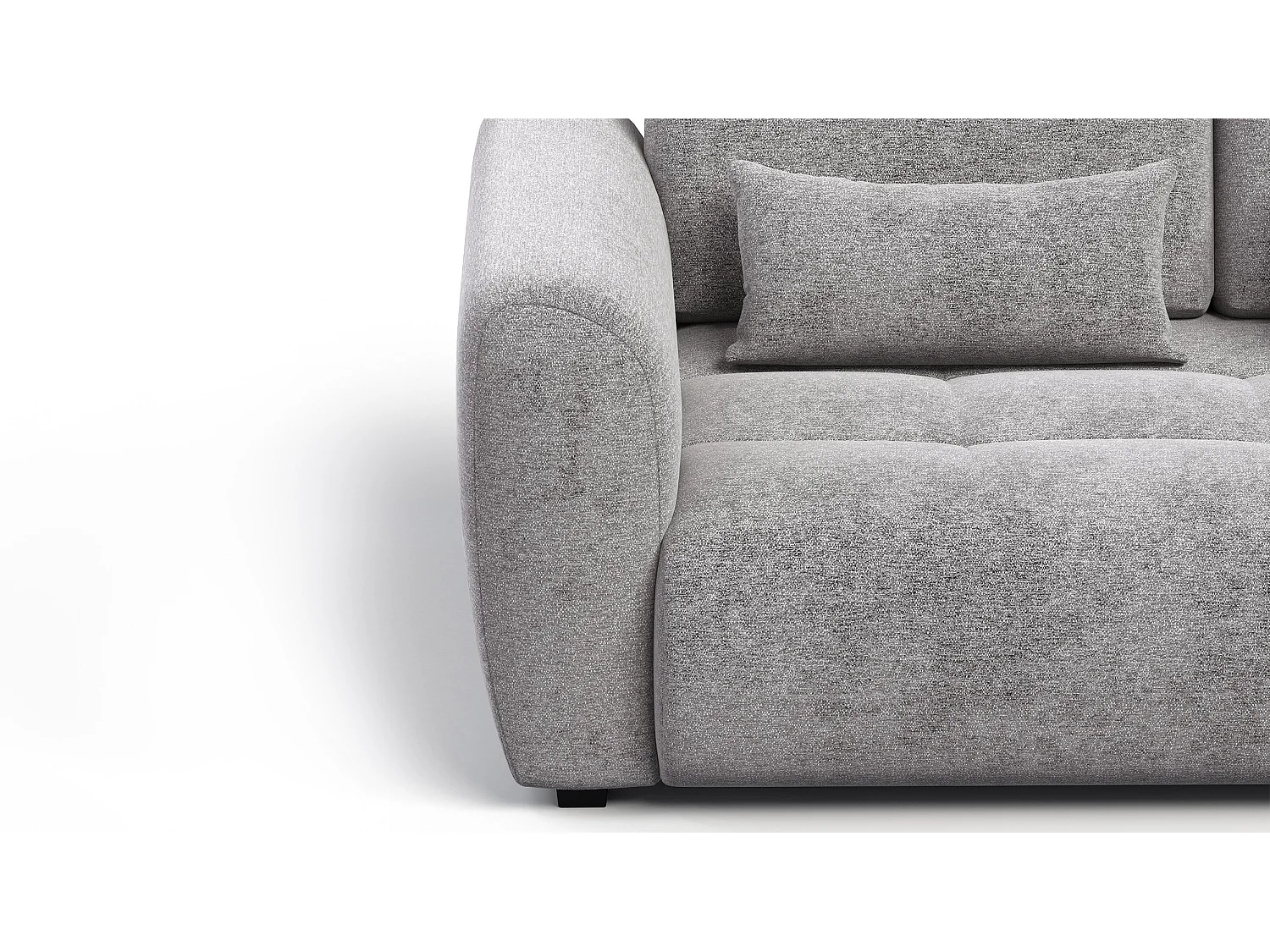 Sofa 3-Sitzer SORENO, platingrau