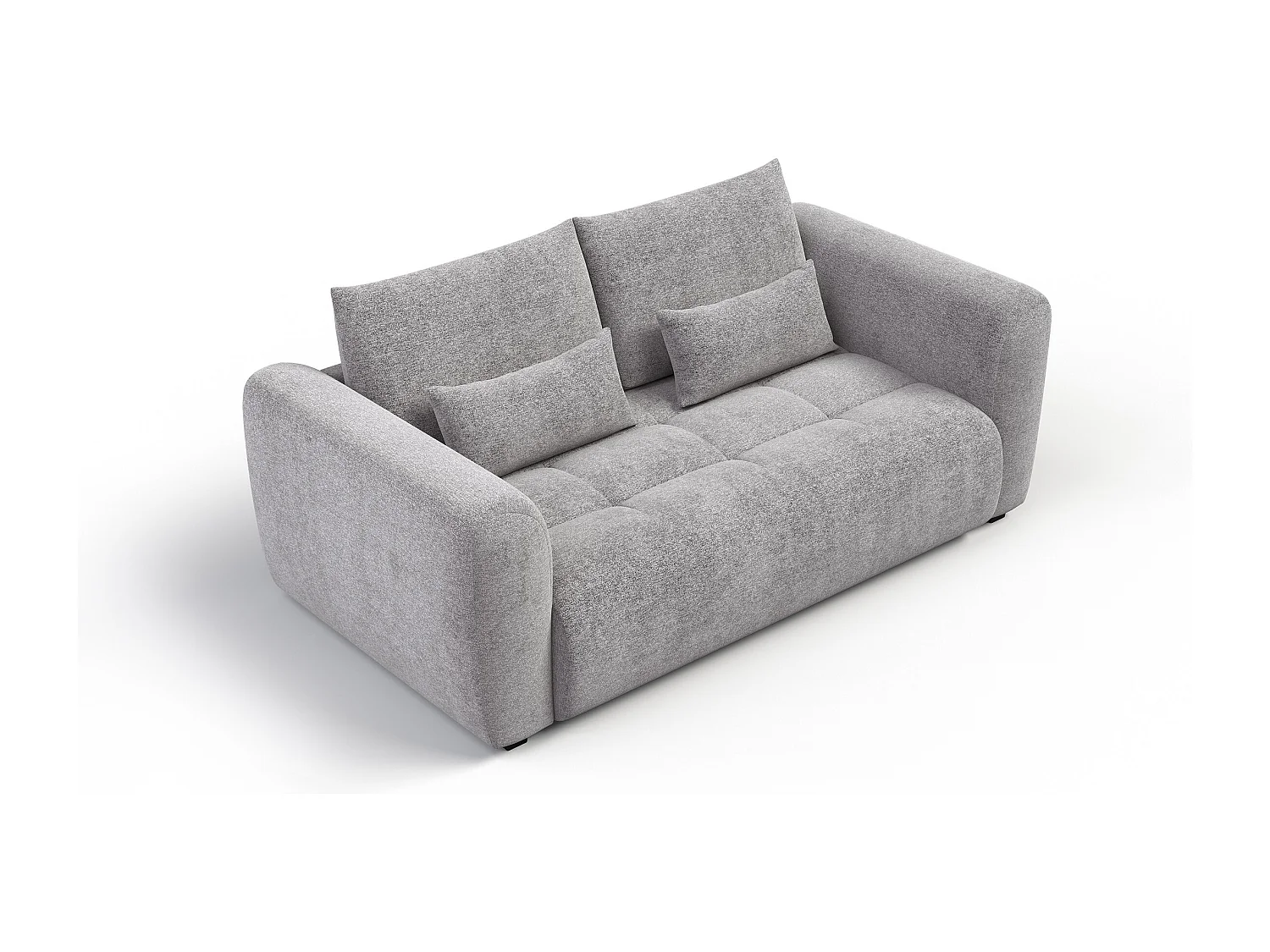 Sofa 3-Sitzer SORENO, platingrau