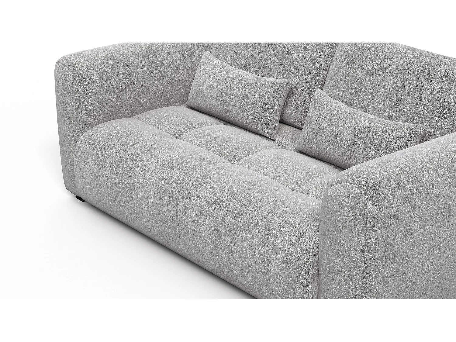 Sofa 3-Sitzer SORENO, platingrau