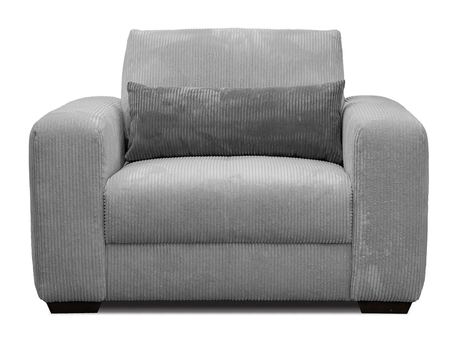 FAUTEUIL OLI en velours côtelé sauge