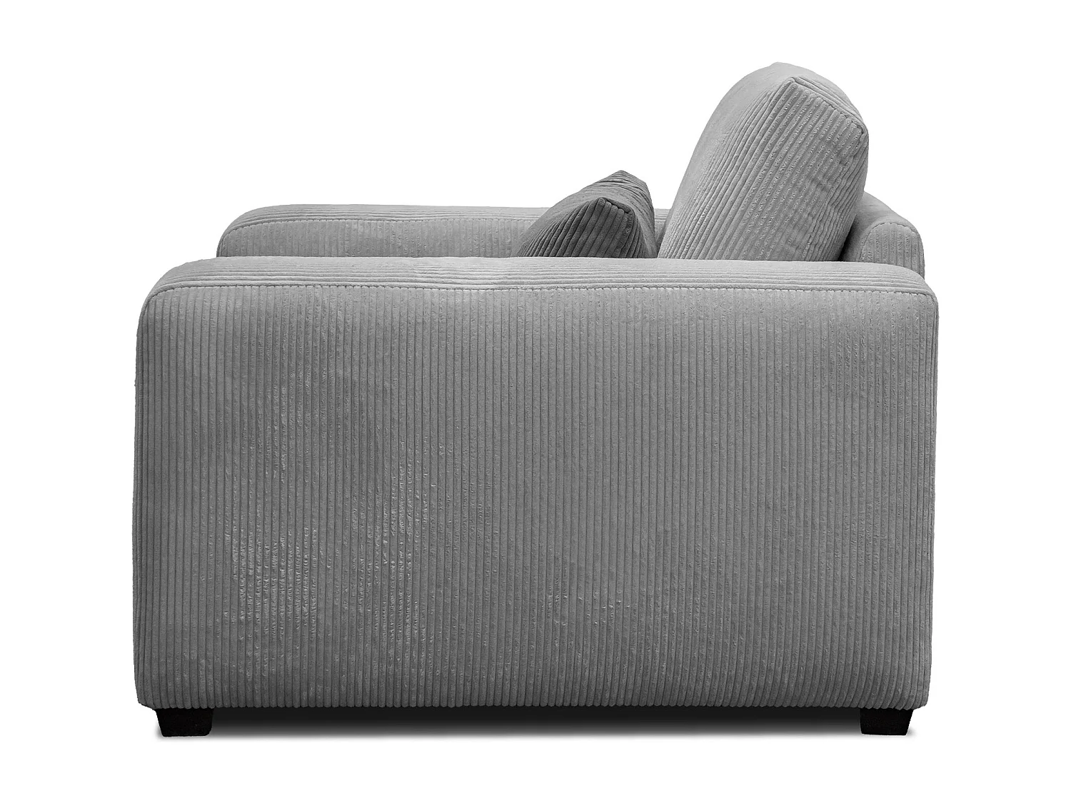 FAUTEUIL OLI en velours côtelé sauge