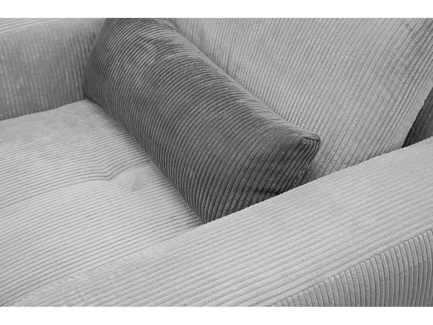 FAUTEUIL OLI en velours côtelé sauge