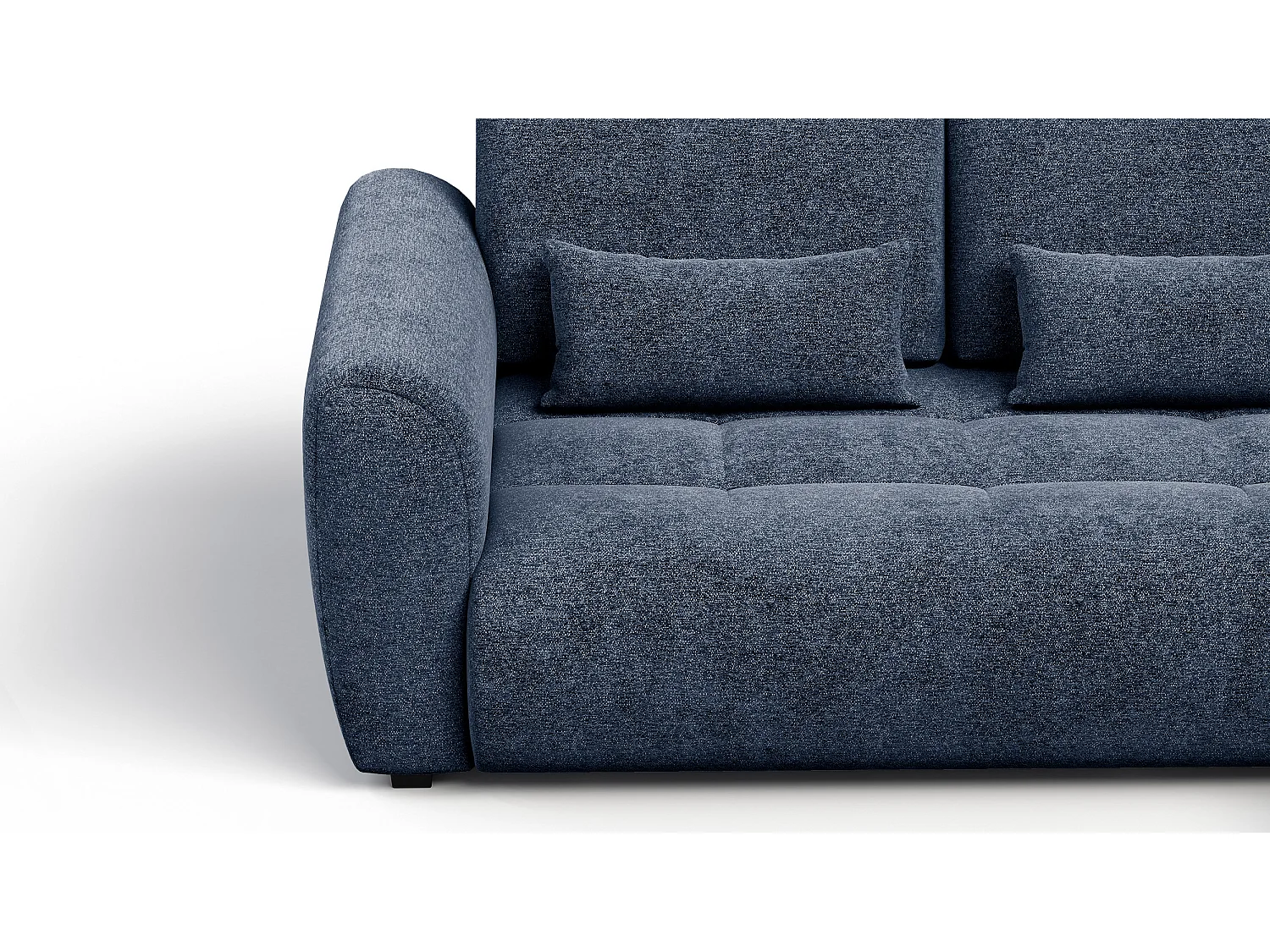 Ecksofa 4-Sitzer rechts SORENO, dunkelblau