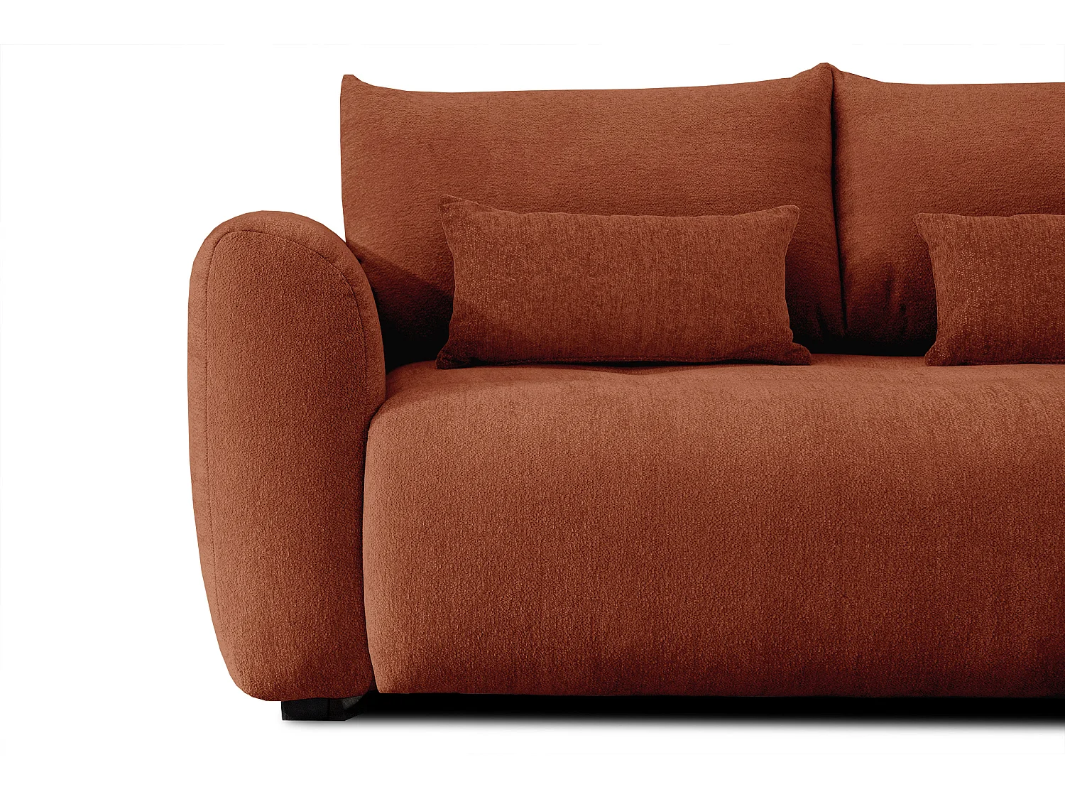 Ecksofa 5-Sitzer rechts SORENO, orange