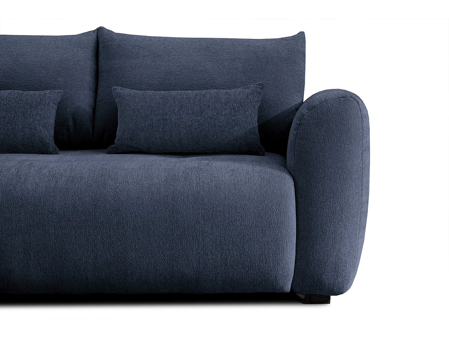 Ecksofa 5-Sitzer rechts SORENO, dunkelblau