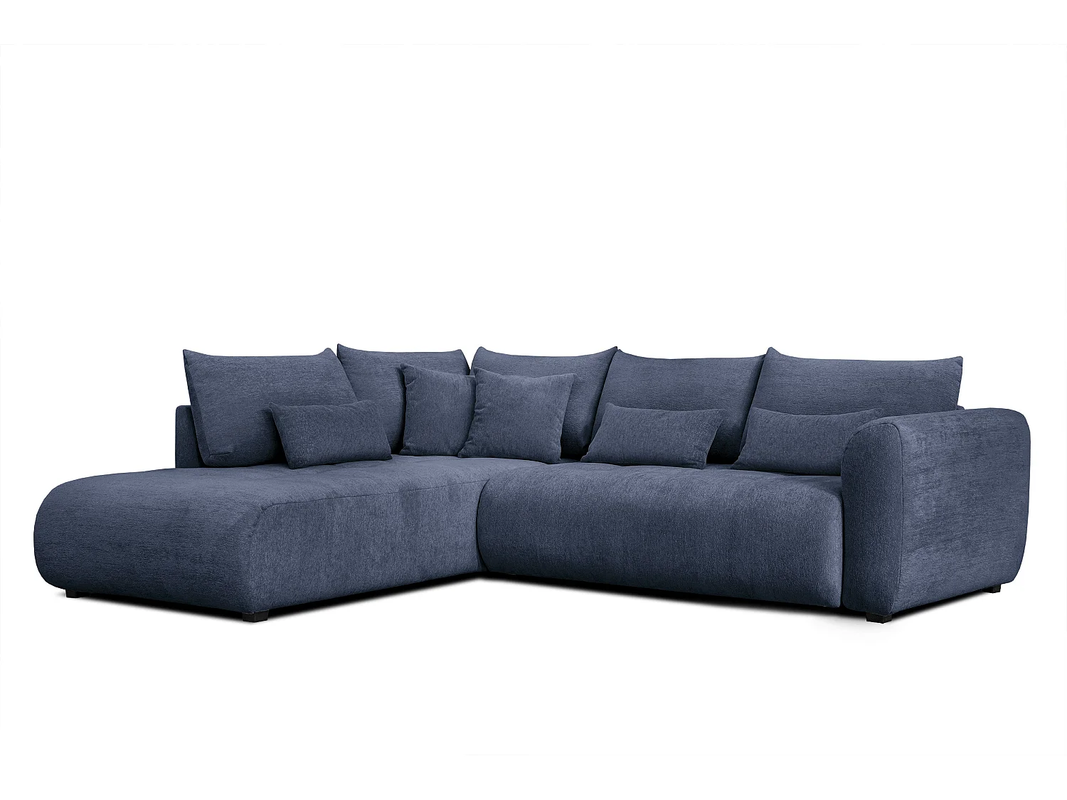 Ecksofa 5-Sitzer rechts SORENO, dunkelblau