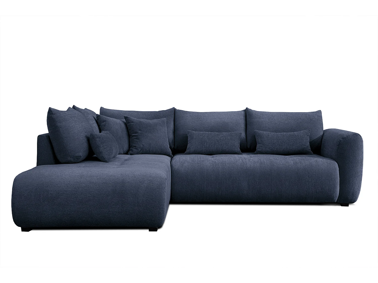 Ecksofa 5-Sitzer rechts SORENO, dunkelblau